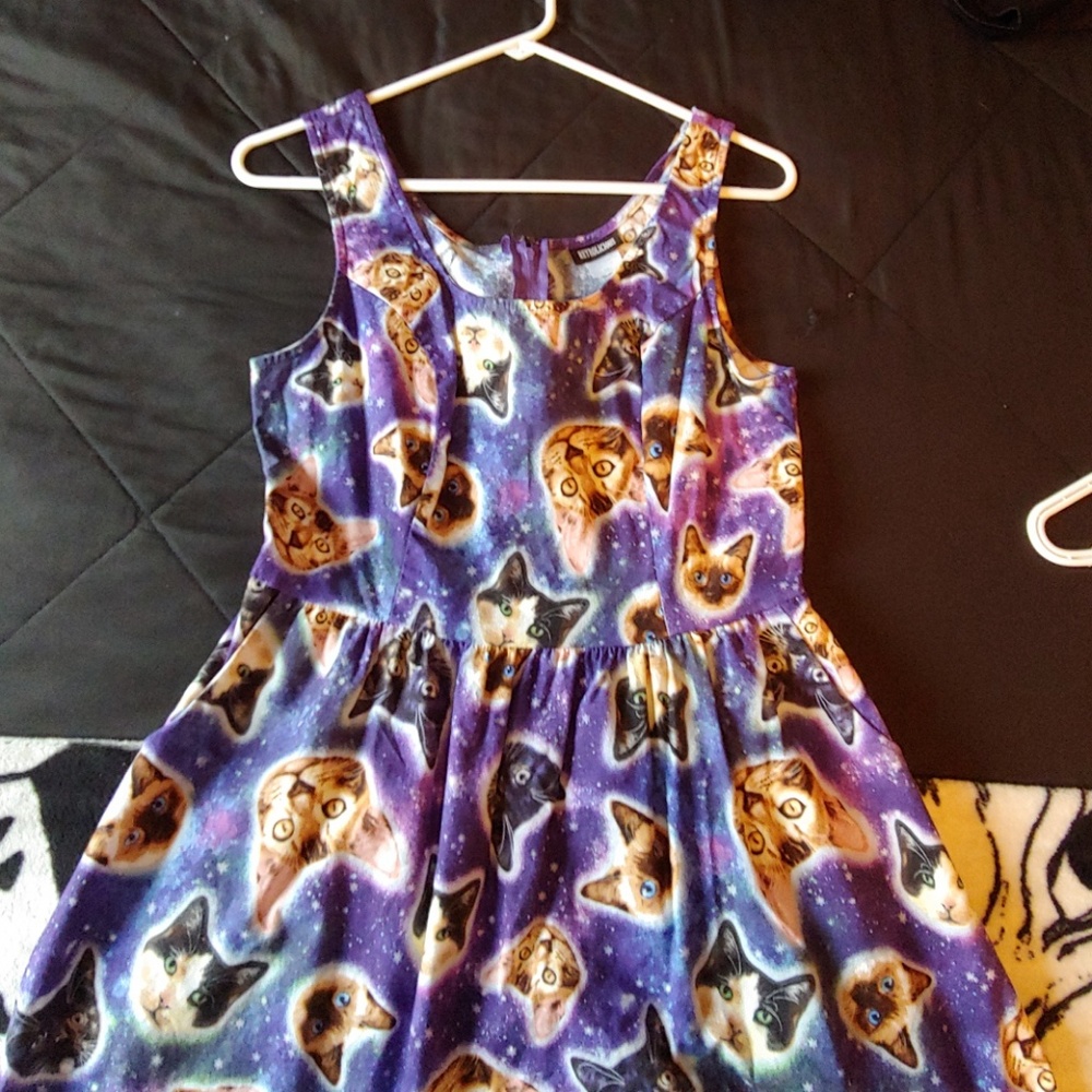 Galaxy cat dress!
